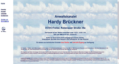 Desktop Screenshot of hardy-brueckner.de