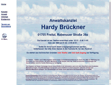 Tablet Screenshot of hardy-brueckner.de